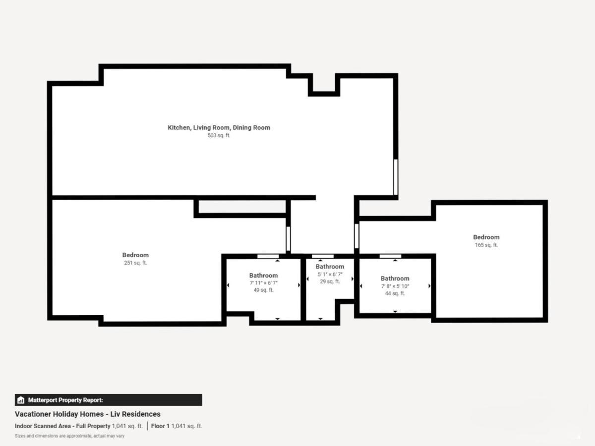 Liv Residences - Spacious Two Bedroom